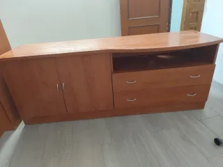 Mueble TV + auxiliar 2 puertas