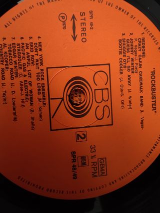 Vinilo Rock Compilation CBS SPR 48/49