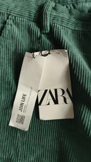 Pantalón pana Zara Talla M