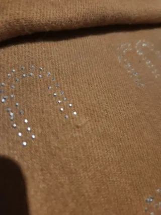 Pañuelo grande de cashmere con brillos