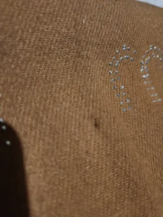 Pañuelo grande de cashmere con brillos