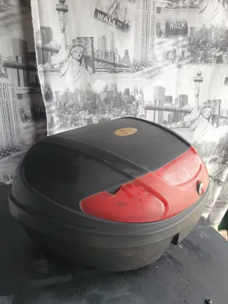 Baúl para moto Tectake !SIN LLAVES!