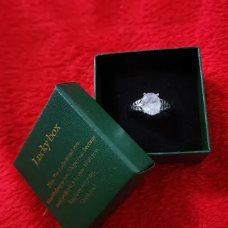 Anillo Plata 925 Circonita Ovalada