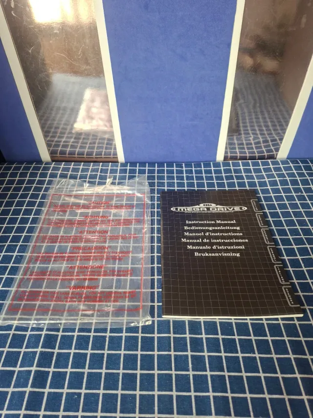MEGADRIVE 1 ORIGINAL MANUAL + BOLSA