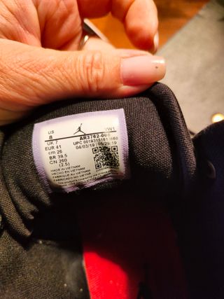 Scarpe Jordan Access nere e rosse