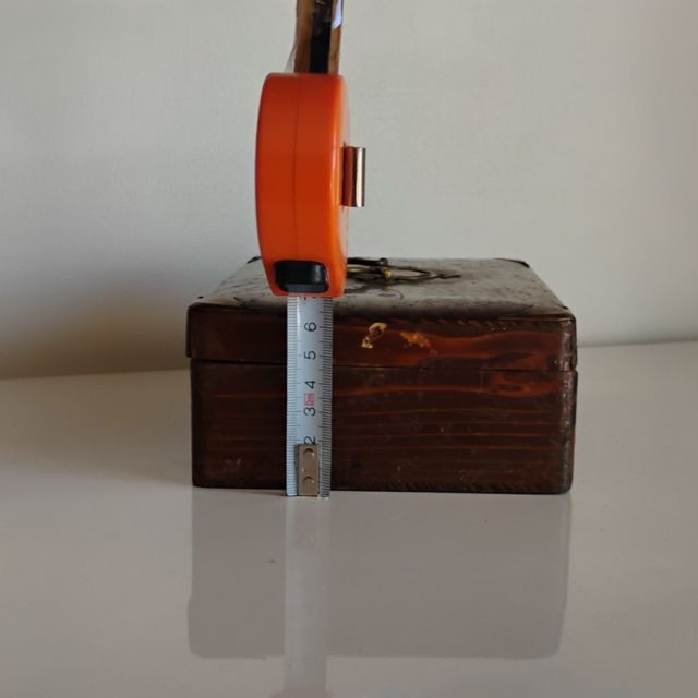 CAJA DE MADERA  ANTIGUA - ART DECO