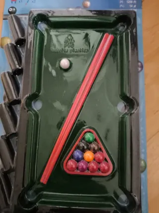 Mini billar de juguete
