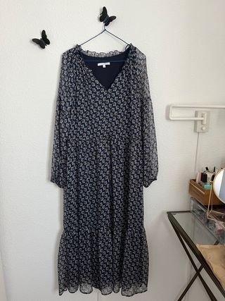 Vestido largo floral Tintoretto