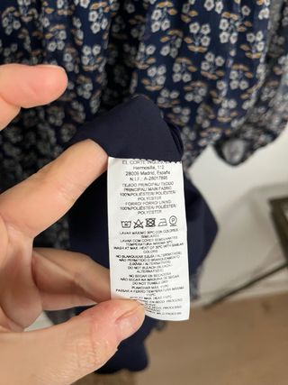 Vestido largo floral Tintoretto