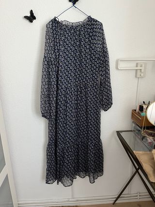 Vestido largo floral Tintoretto