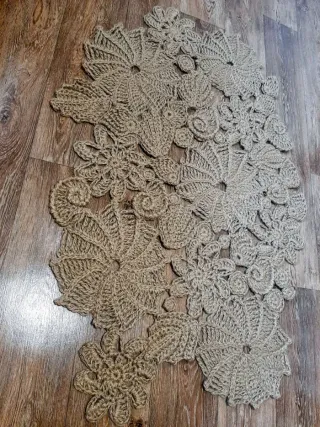 Alfombra Yute Hecha a Mano