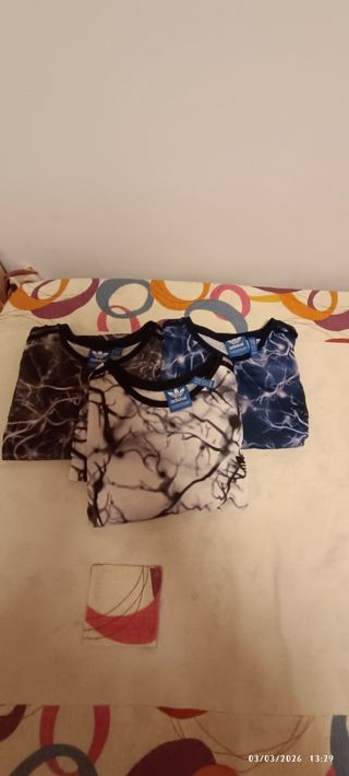 3 Camisetas Adidas Estampadas Edición especial