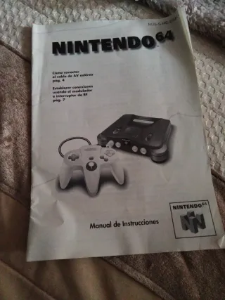 Manual Nintendo 64 (NUS-S-HE-ESP)