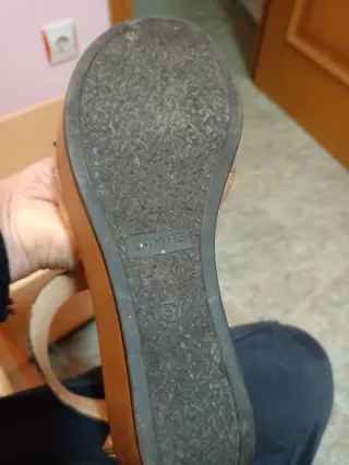 Zapatillas Zara Tacón Negro