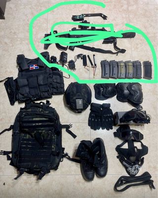 Réplica G36 con accesorios