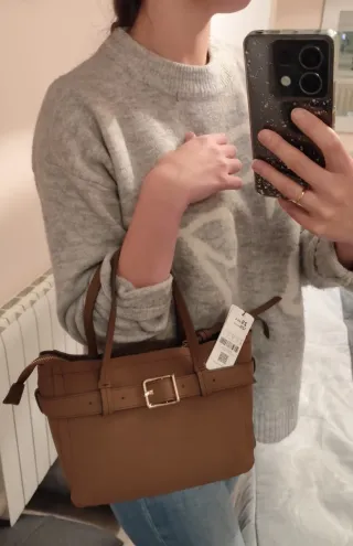 Bolso tote Parfois marrón