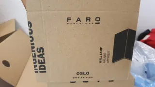 Aplique OSLO Faro Blanco Luz Indirecta