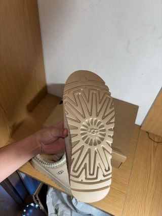 UGG Beige Zuecos Plataforma