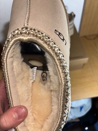 UGG Beige Zuecos Plataforma