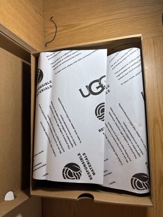 UGG Beige Zuecos Plataforma