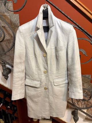 Giacca Trench donna in Vera Pelle Vintage