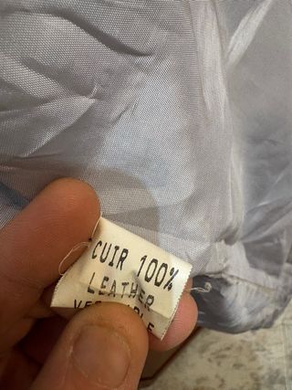 Giacca Trench donna in Vera Pelle Vintage