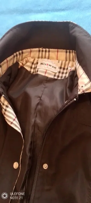 Impermeable Mujer Primavera Negro Multicolor