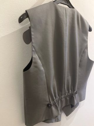 Chaleco Zara Talla M Unisex Gris