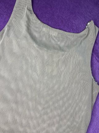 Blusa Molly Bracken encaje lentejuelas M