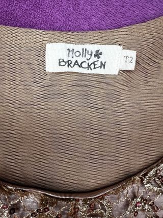 Blusa Molly Bracken encaje lentejuelas M