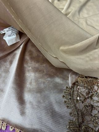 Blusa Molly Bracken encaje lentejuelas M