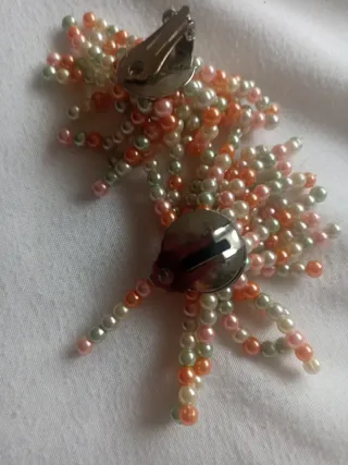 Pendientes perlas simuladas tiras