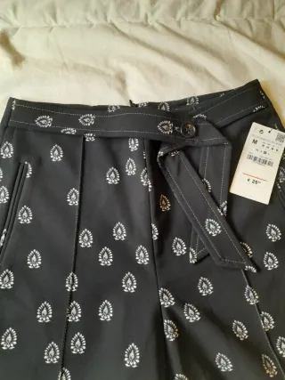 Falda pantalón Zara Estampada