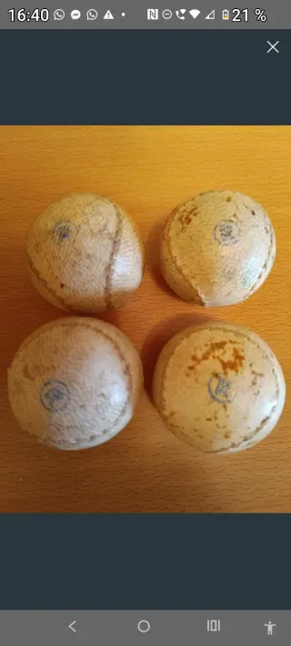 Pelota de frontón a mano