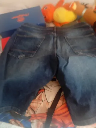 Pantalones cortos vaqueros hombre