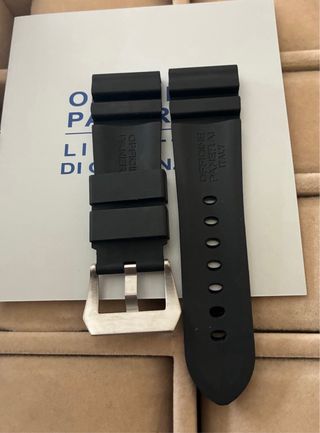 Correa para reloj Panerai negra, submersible