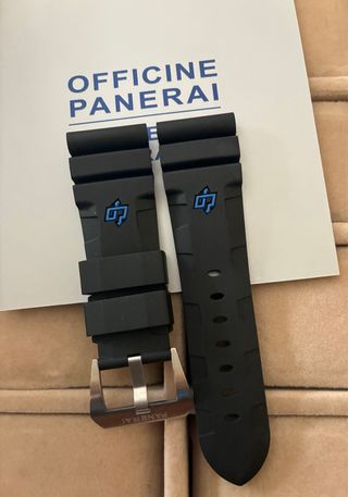 Correa para reloj Panerai negra, submersible