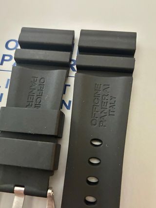 Correa para reloj Panerai negra, submersible