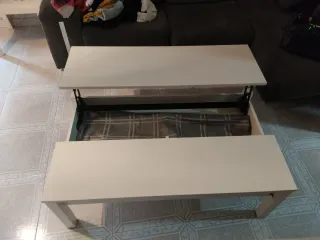 Mesa auxiliar salón abatible