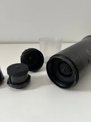 Cafetera Portátil Eléctrica Negra