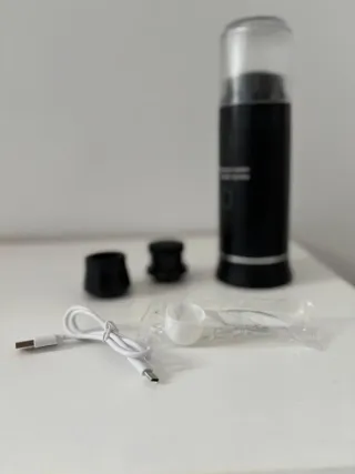 Cafetera Portátil Eléctrica Negra