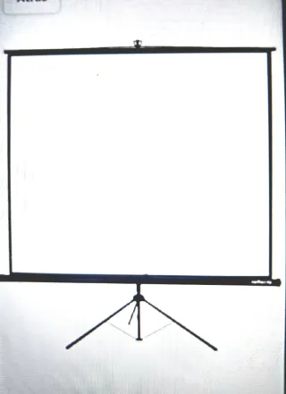 Pantalla Proyección 160x160 con Trípode