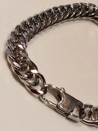 Pulsera Plata Tibetana 925 Artesanal