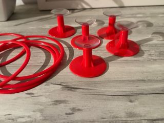 Juego de lanzamiento de anillas con dianas