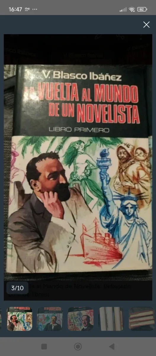 Lote la vuelta al mundo de un novelista