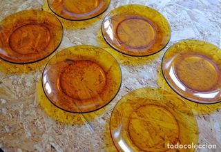 Pack 6 Platos Postre Duralex 19 cm