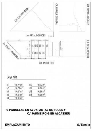 Terreno en venta en Alcàsser