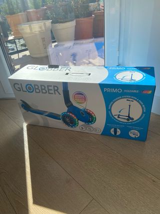 Patinete Globber azul 3 ruedas