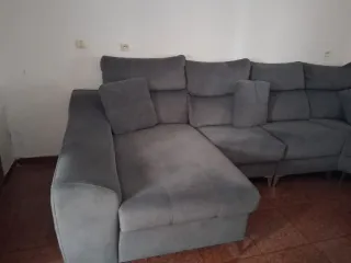 Sofá modular grande gris