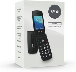 SPC Titan - Teléfono Móvil de Tapa para Mayores, B